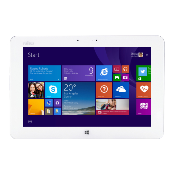 Fujitsu STYLISTIC Q584 Betriebsanleitung