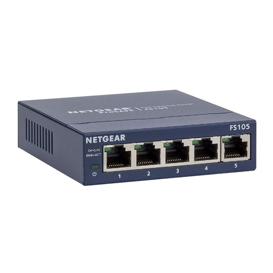 NETGEAR FS105 v2 Installationsanleitung