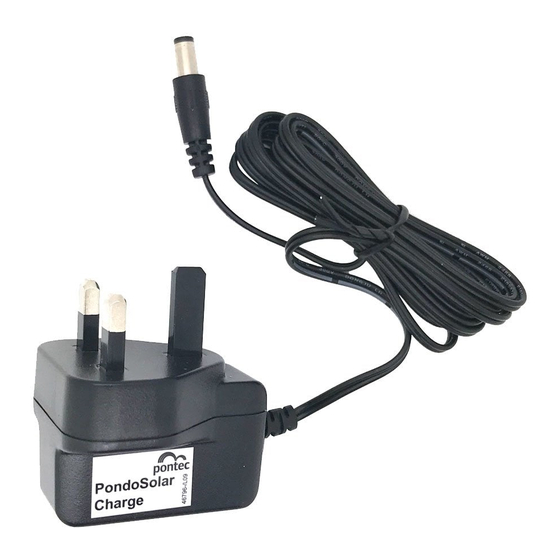 Pontec PondoSolar Charge Handbücher
