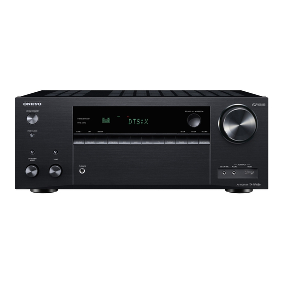 Onkyo TX-NR686 Leitfaden Zur Ersten Einrichtung