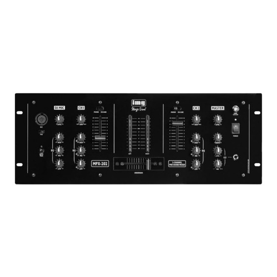 IMG STAGELINE MPX-202 Bedienungsanleitung