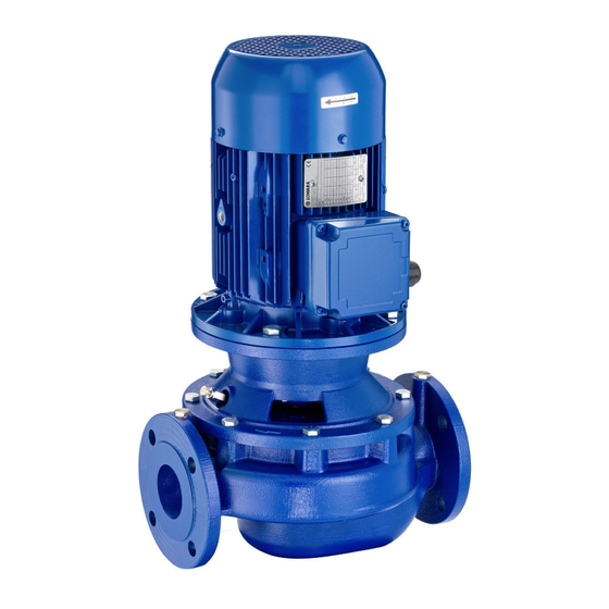 Xylem Lowara e-LNE series Installations- Betriebs Und Wartungshandbuch