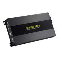 Ground Zero IRIDIUM GZIK 165SPL Anleitung