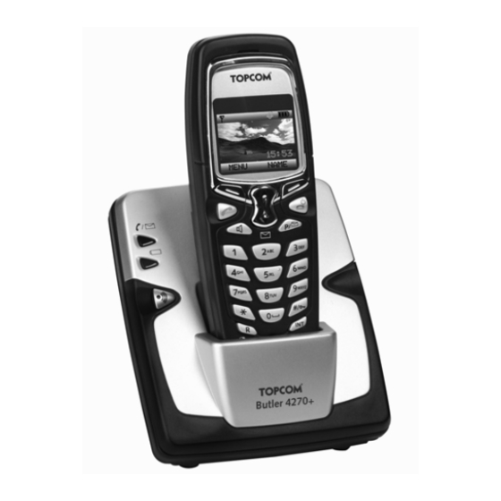 Topcom BUTLER 4270 Plus Handbücher