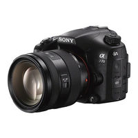 Sony ILCA-77M2 Bedienungsanleitung