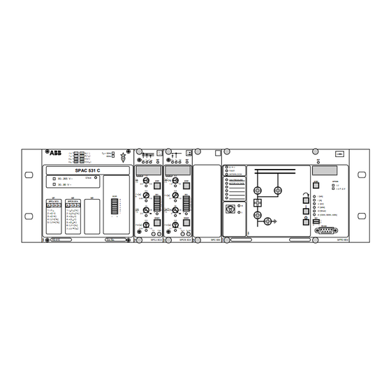 ABB SPAC 531 C Betriebsanleitung Und Technische Beschreibungen