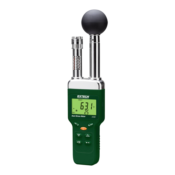 Extech Instruments HT200 Benutzerhandbuch