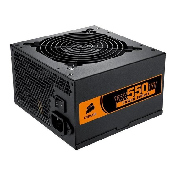 Corsair VX550W Benutzerhandbuch