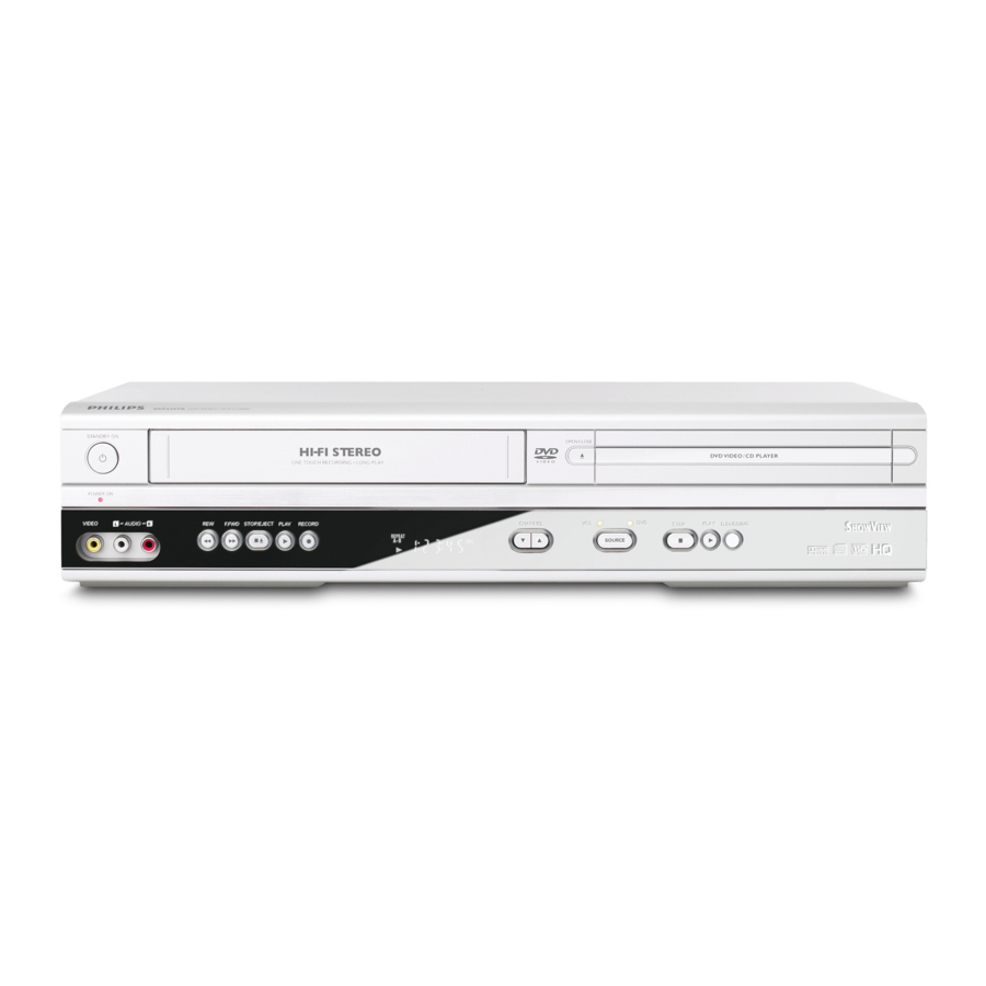Philips DVP620VR Kurzanleitung