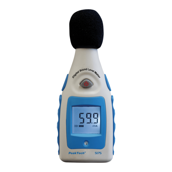 PeakTech 5175 Bedienungsanleitung