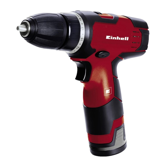 EINHELL BT-CD 12-2 Li Set Originalbetriebsanleitung