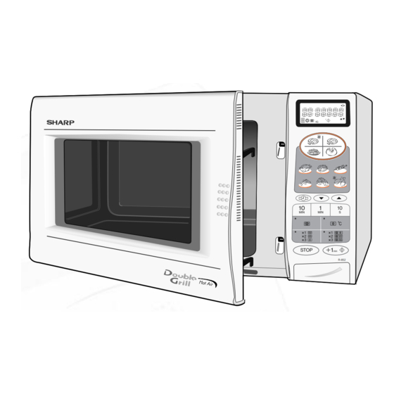 Sharp R-852 Bedienungsanleitung Mit Kochbuch