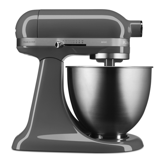 KitchenAid 5KSM3311X Gebrauchs- Und Pflegeanleitung