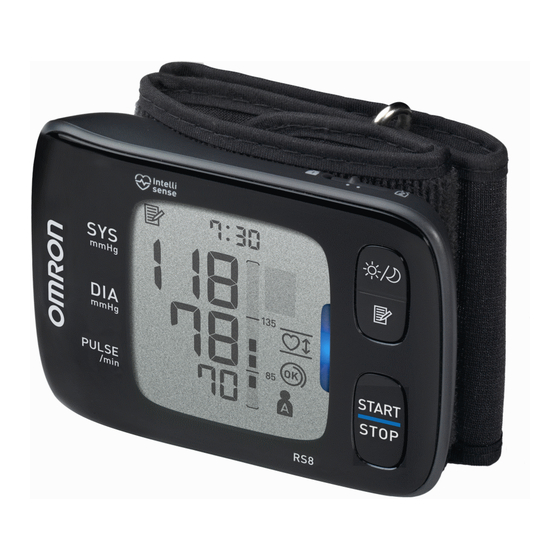 Omron RS8 Gebrauchsanweisung
