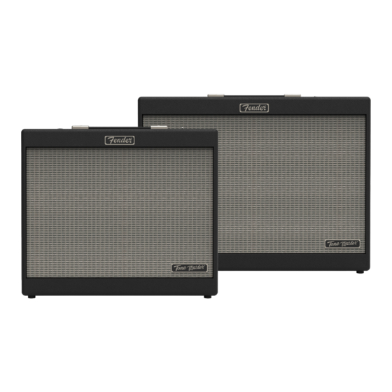 Fender TONE MASTER FR-10 Bedienungshandbuch