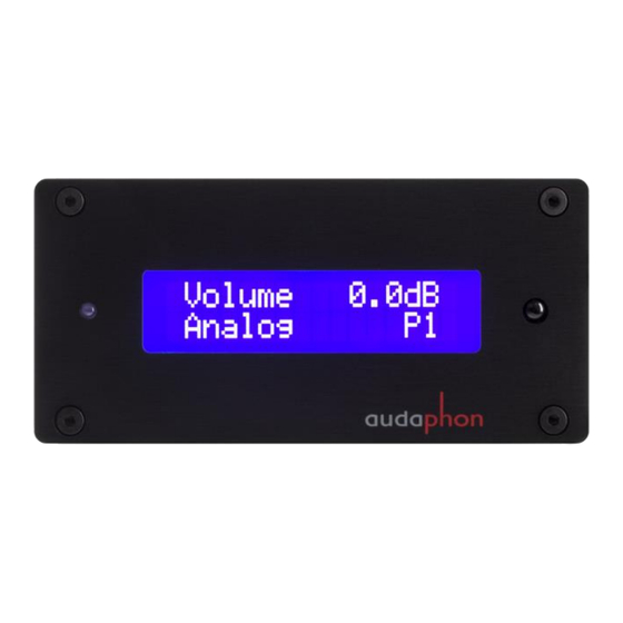 Strassacker audaphon DSP-24 Bedienungsanleitung