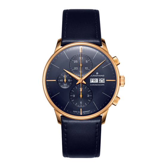 Junghans J880.1 Bedienungsanleitung