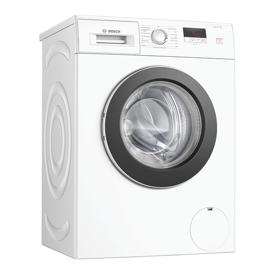 Bosch WAJ280A1CH Gebrauchs- Und Montageanleitung