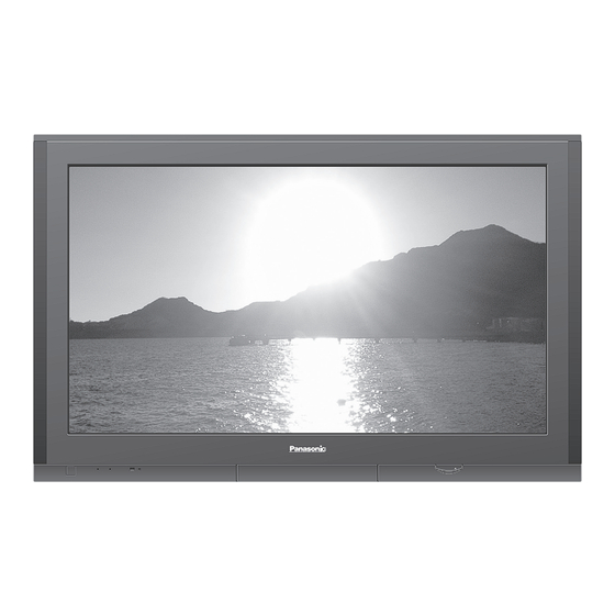 Panasonic Viera TH-42PZ700E Bedienungsanleitung