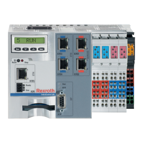 Bosch Rexroth IndraControl L25 Betriebsanleitung