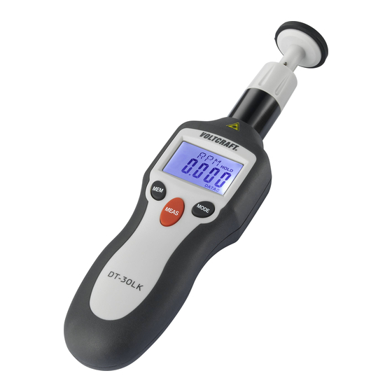 VOLTCRAFT DT-30LK Bedienungsanleitung