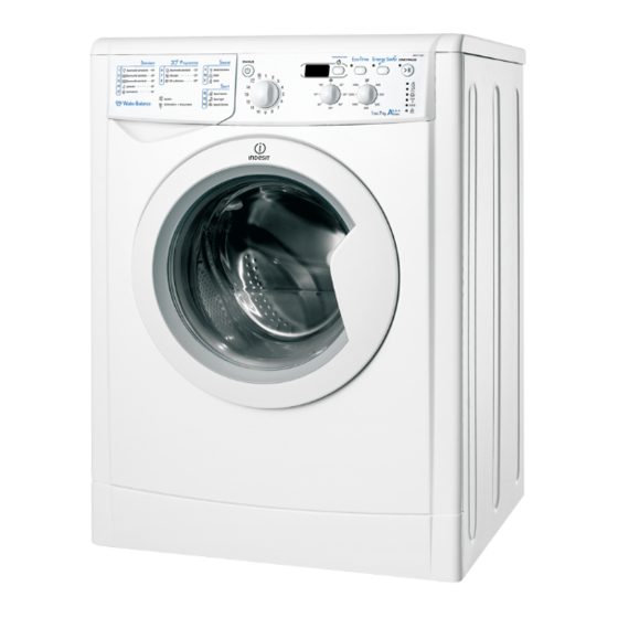Indesit IWD 71483 Bedienungsanleitung