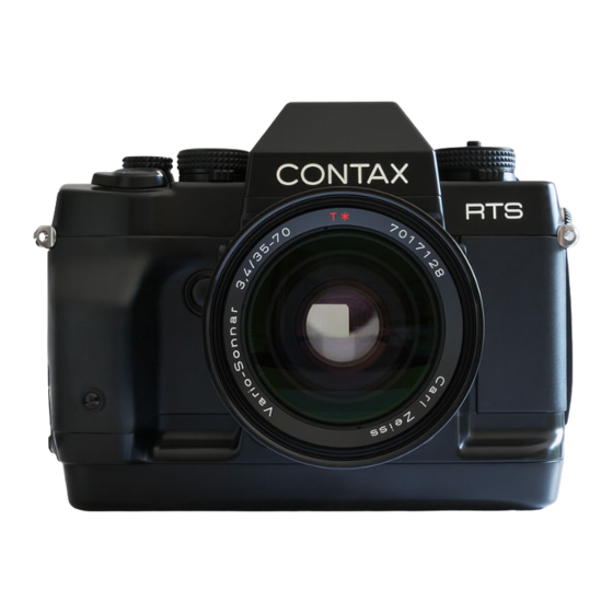 Contax RTS III Bedienungsanleitung