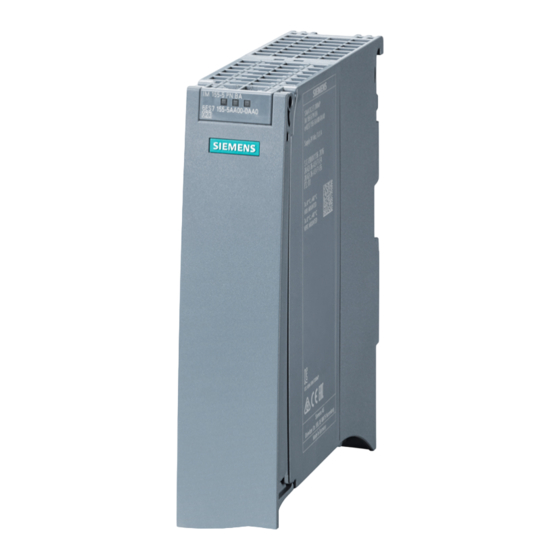 Siemens SIMATIC ET 200MP Programmier- Und Bedienhandbuch