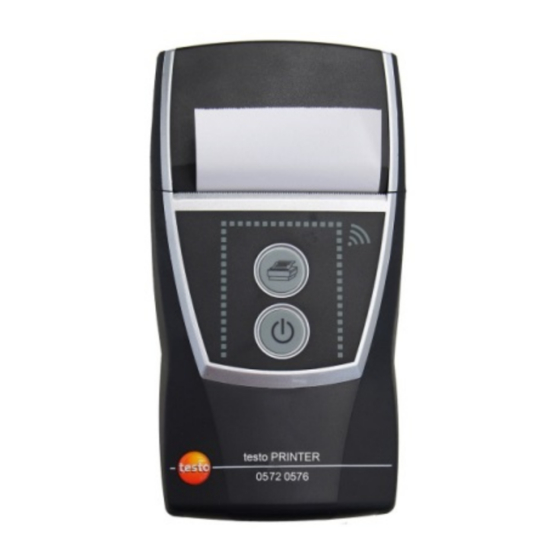 testo 0572 Bedienungsanleitung