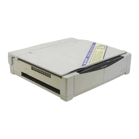 Sharp Z-20 Bedienungsanleitung
