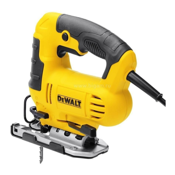 DeWalt DWE349 Bersetzung Der Originalanweisungen