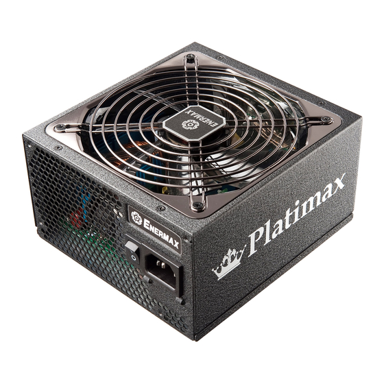 ENERMAX Platimax Serie Benutzerhandbuch