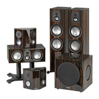 Monitor Audio Gold series Anleitung