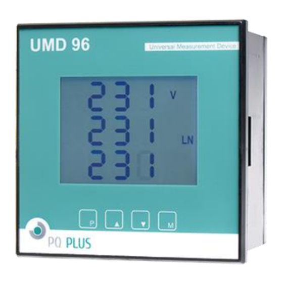 PQ Plus UMD 96 Schnellstartanleitung
