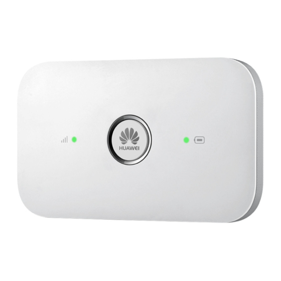 HUAWEI E5573 BEDIENUNGSANLEITUNG Pdf-Herunterladen | ManualsLib