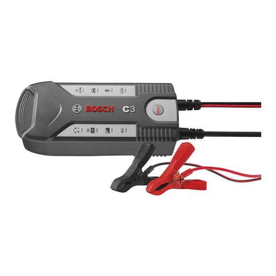 Bedienung; Vor Inbetriebnahme; Anschließen; Trennen - Bosch C3 ...