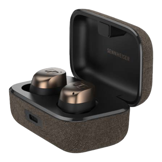 Sennheiser MOMENTUM True Wireless 4 Kurzanleitung