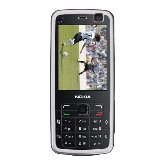 Nokia N77-1 Bedienungsanleitung