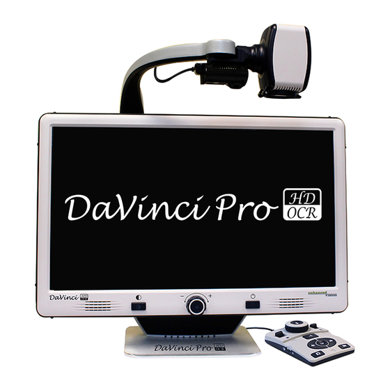 ENHANCED VISION DaVinci Pro Bedienungsanleitung