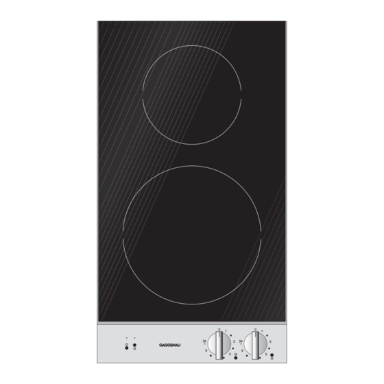 Gaggenau VI 230113 Bedienungsanleitung