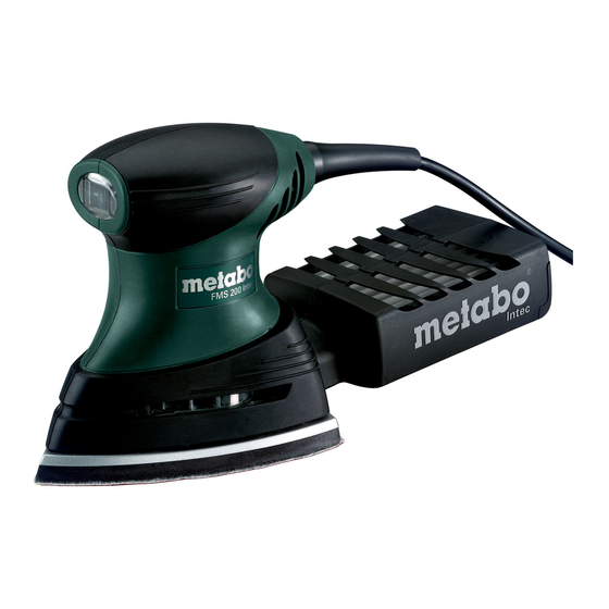 Metabo FMS 200 Intec Originalbetriebsanleitung