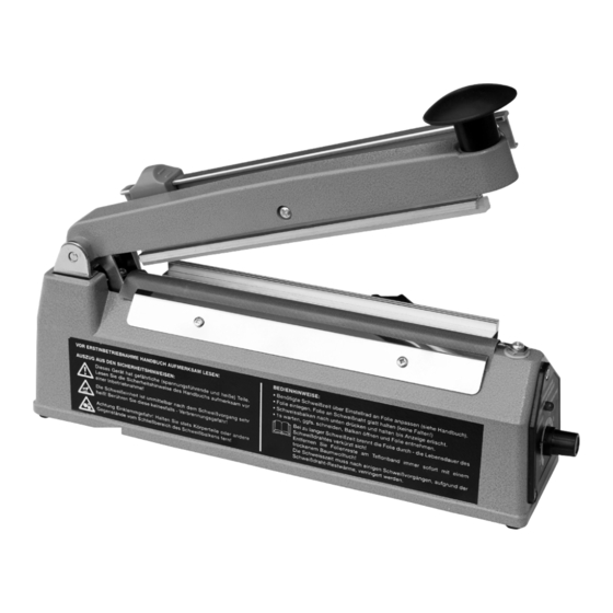 Rotek PM-FS-Serie Benutzer- Und Wartungshandbuch