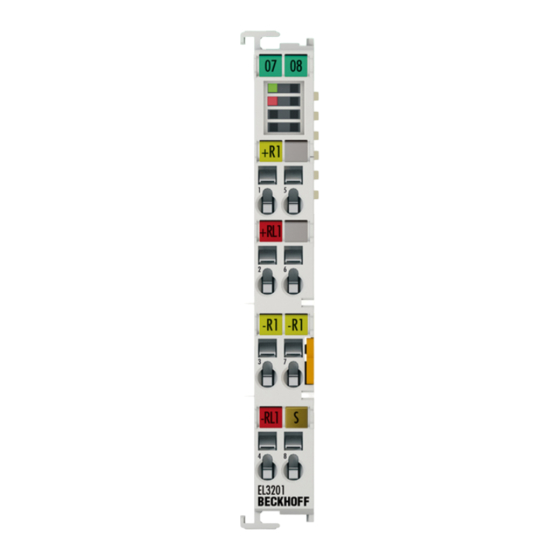 Beckhoff EL32 0 0 Serie Dokumentation