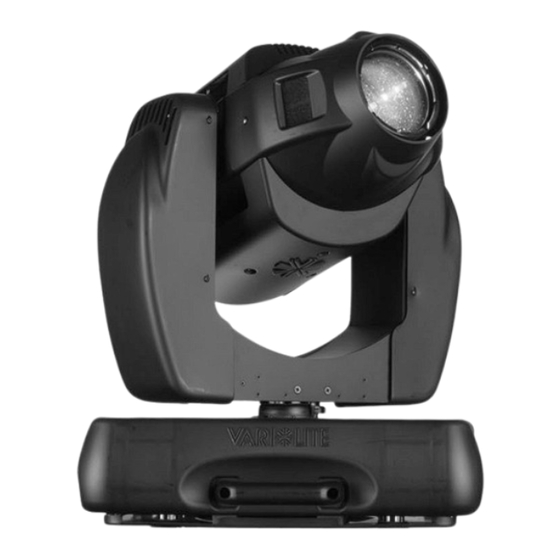 Vari Lite VL2500 Spot Luminaire Handbuch