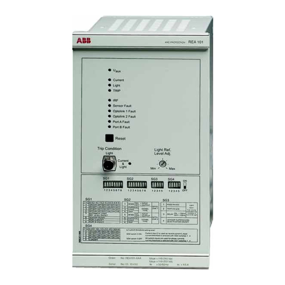 ABB REA 101 Bedienhandbuch
