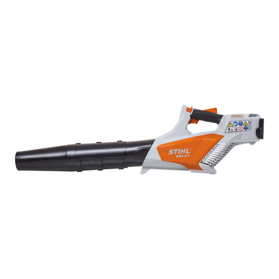 Stihl BGA 57 Gebrauchsanleitung