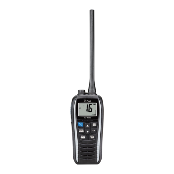 Icom IC-M25 Bedienungsanleitung