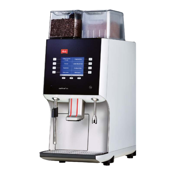 Melitta Cafina XT4 Betriebsanleitung