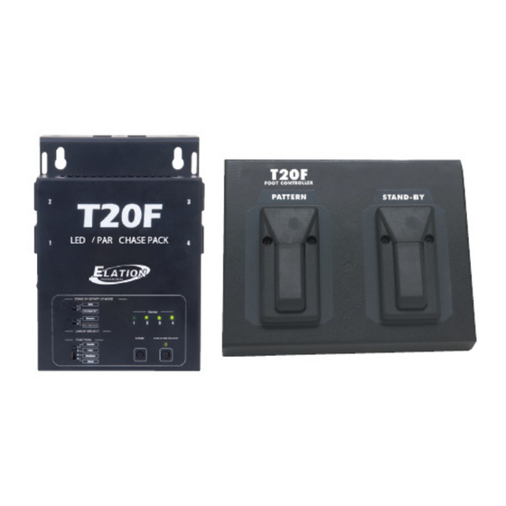 Elation T20F Bedienungsanleitung