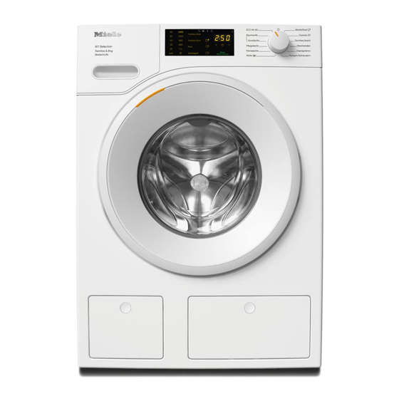 Miele WSD 663 Selection Gebrauchsanweisung